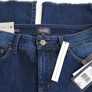 NYDJ Sheri Slim Ankle CooperDenim Jeans Size 8 NWT